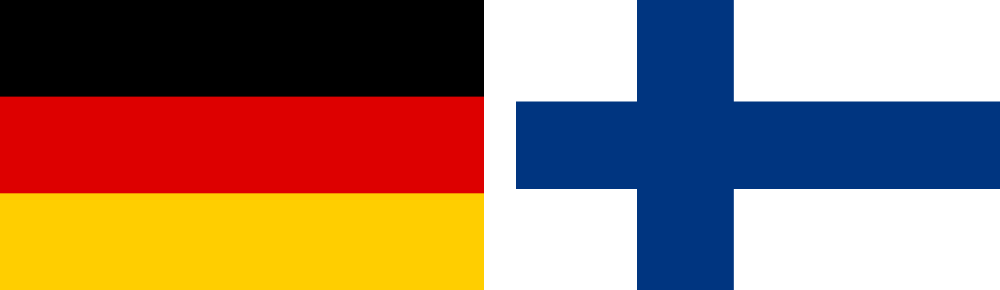 Germany and Finland flag